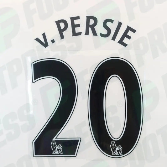 Flocado oficial - Manchester United, Van Persie 2013/2014, Visitante, Negro,