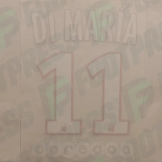 Flocado Oficial - Paris Saint-Germain, Di Maria, 2017/2018, Local, Blanco (PSG)