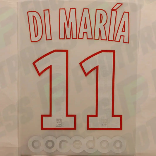 Flocado Oficial - Paris Saint-Germain, Di Maria, 2019/2020, Local, Rojo (PSG)