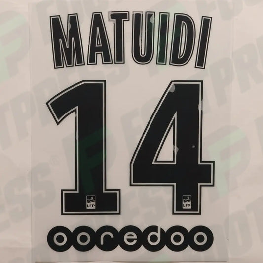 Flocado Oficial - Paris Saint-Germain, Matuidi, 2016/2017, Tercera, Negro (PSG)
