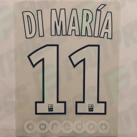 Flocado Oficial - Paris Saint-Germain, Di Maria, 2016/2017, Segunda, Blanco/Azul (PSG)