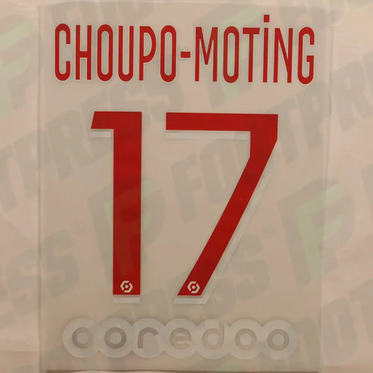 Flocado Oficial - Paris Saint-Germain, Choupo-Moting, 2020/2021, Local, Rojo/Blanco (PSG)