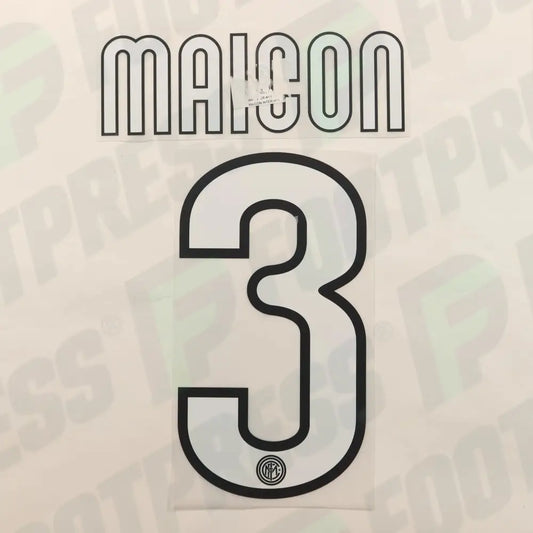 Flocado Oficial - Inter Milan, Maicon, 2011/2012, Local, Blanco
