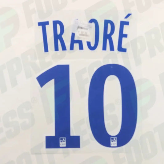 Flocado Oficial - Olympique Lyonnais, Traoré, 2018/2019, Local, Azul (OL)