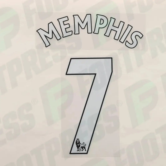 Impresión Oficial - Manchester United, Memphis, 2016/2017, Local, Blanco