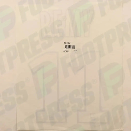 Flocado oficial - Olympique de Marseille, Rémy, 2010/2011, Segunda, Blanco/Azul oscuro (OM)