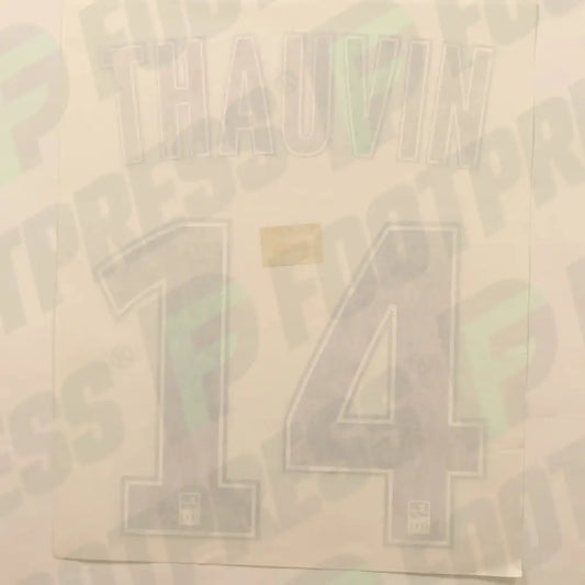 Flocado Oficial - Olympique de Marseille, Thauvin, 2014/2015, Visitante, Negro (OM)