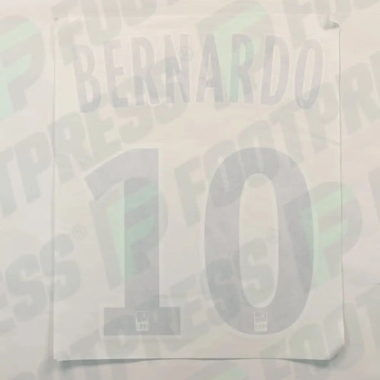 Flocado Oficial - AS Monaco, Bernardo, 2015/2016 2016/2017, Visitante, Negro