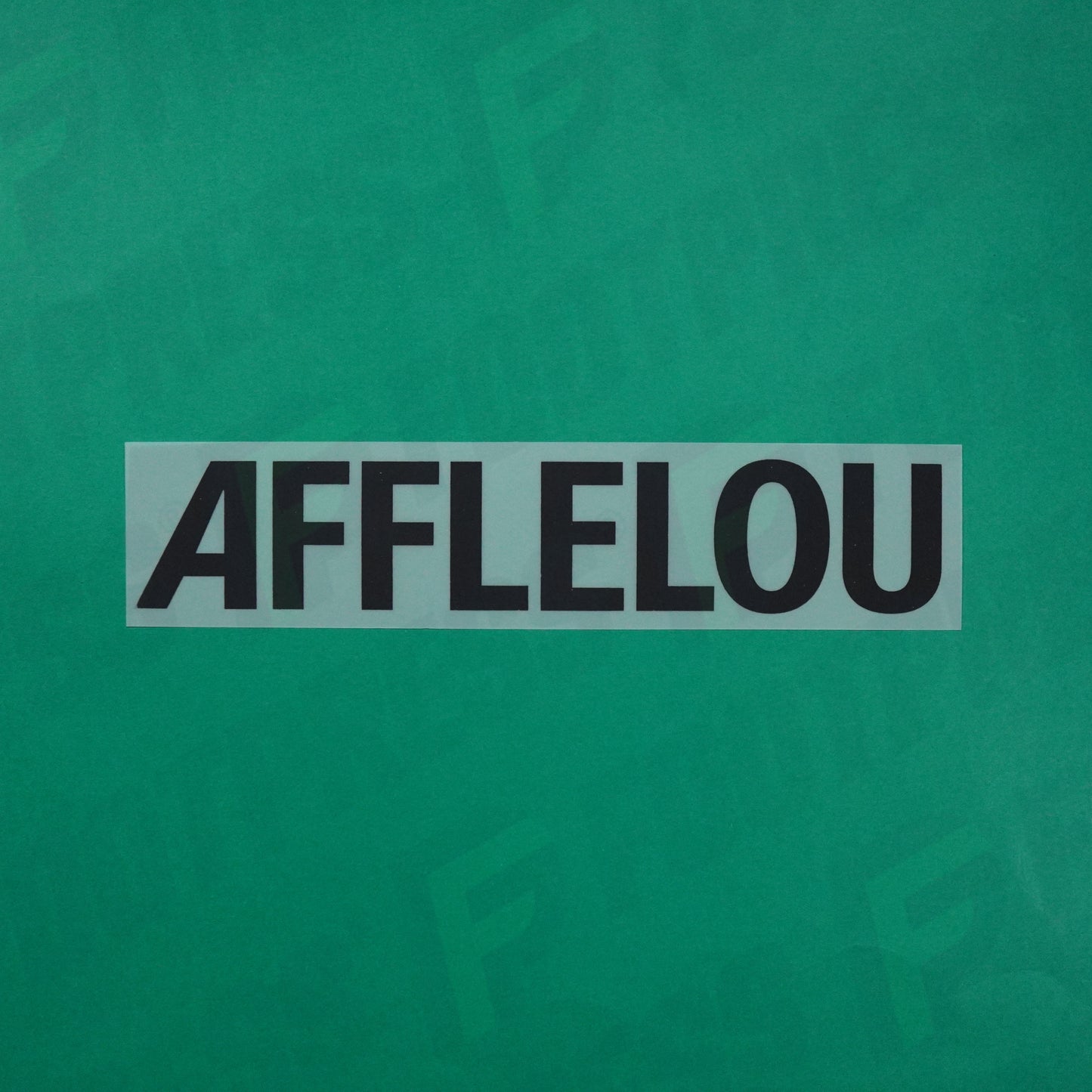 Flocage Officiel - Sponsor, AS Monaco, Afflelou, Noir