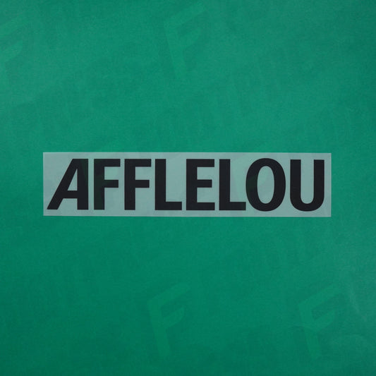 Flocage Officiel - Sponsor, AS Monaco, Afflelou, Noir