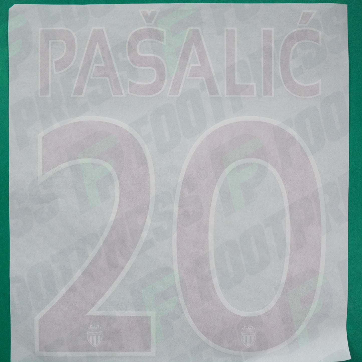 Flocage Officiel - AS Monaco, Pašalić, 2015/2016, Third, Rouge/Blanc