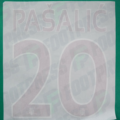 Flocage Officiel - AS Monaco, Pašalić, 2015/2016, Third, Rouge/Blanc
