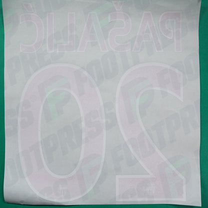 Flocage Officiel - AS Monaco, Pašalić, 2015/2016, Third, Rouge/Blanc