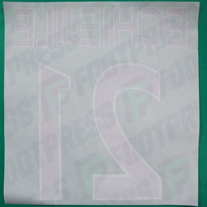 Flocage Officiel - AS Monaco, Echiejile, 2015/2016, Third, Rouge/Blanc