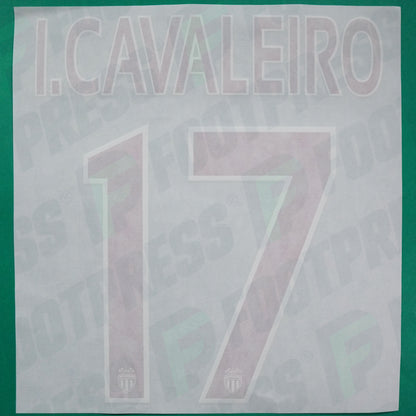 Flocage Officiel - AS Monaco, Ivan Cavaleiro, 2015/2016, Third, Rouge/Blanc