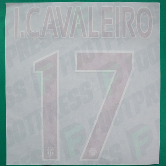 Flocage Officiel - AS Monaco, Ivan Cavaleiro, 2015/2016, Third, Rouge/Blanc