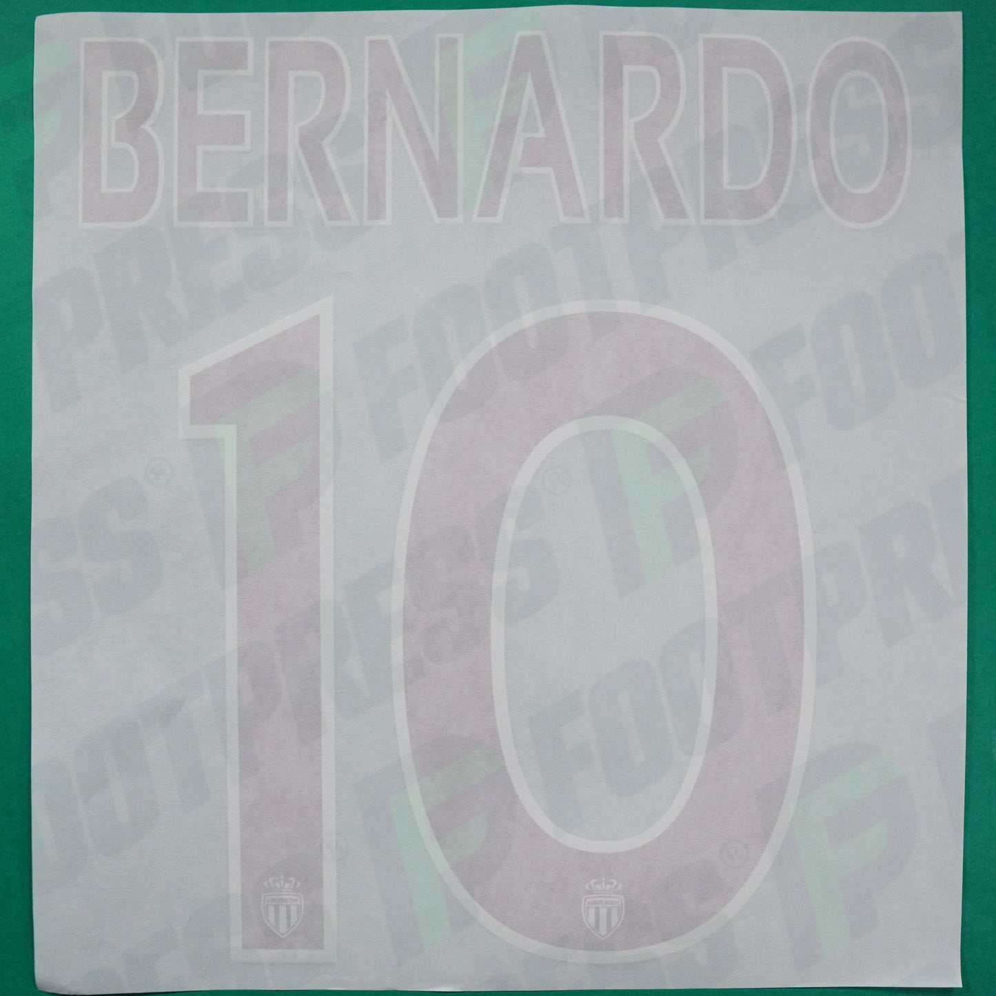 Flocage Officiel - AS Monaco, Bernardo Silva, 2015/2016, Third, Rouge/Blanc