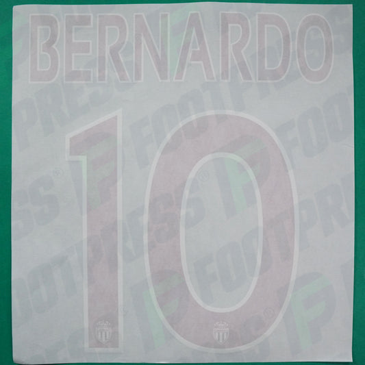 Flocage Officiel - AS Monaco, Bernardo Silva, 2015/2016, Third, Rouge/Blanc