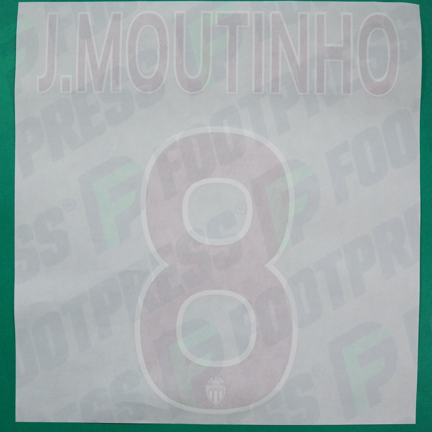 Flocage Officiel - AS Monaco, João Moutinho, 2015/2016, Third, Rouge/Blanc