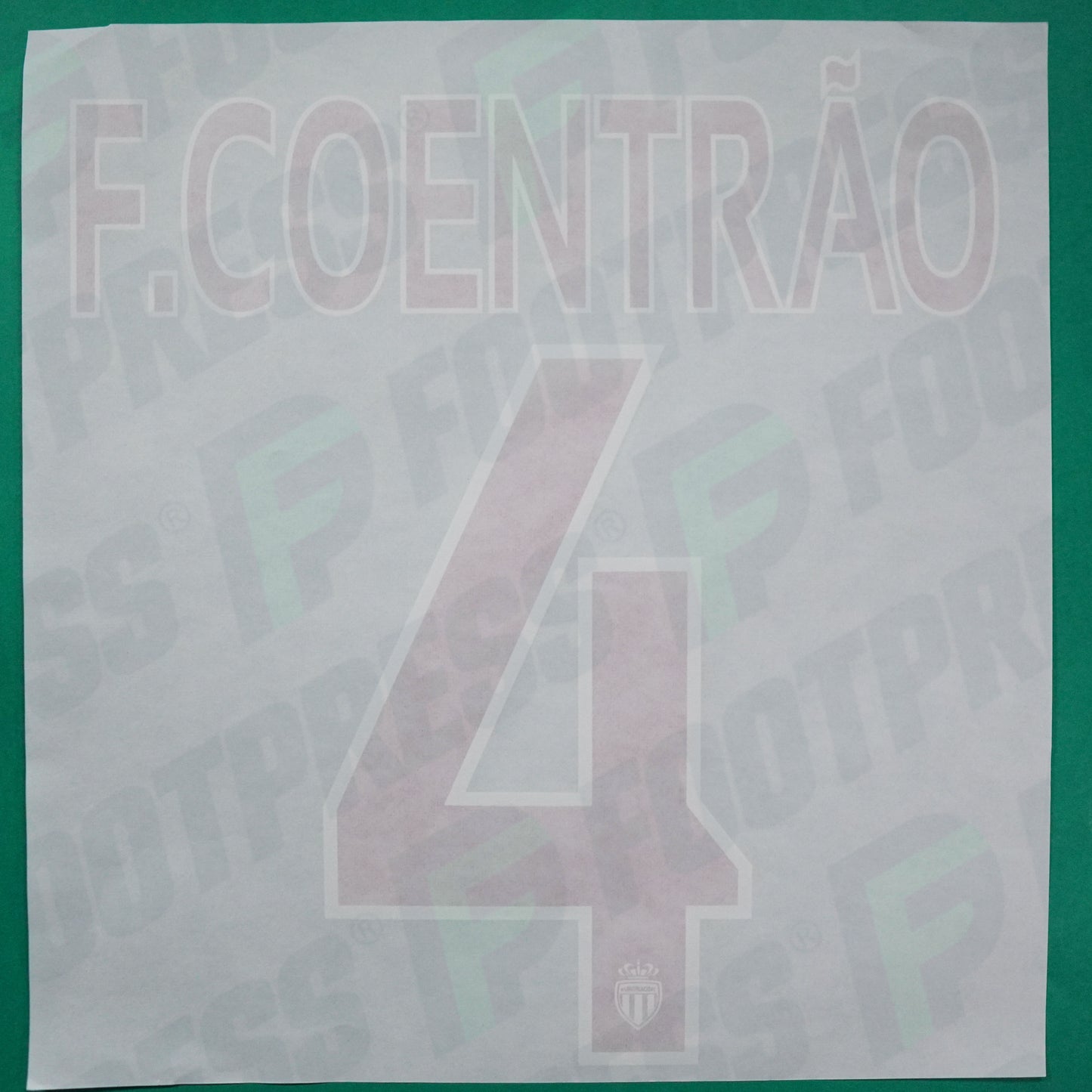Flocage Officiel - AS Monaco, Coentrão, 2015/2016, Third, Rouge/Blanc