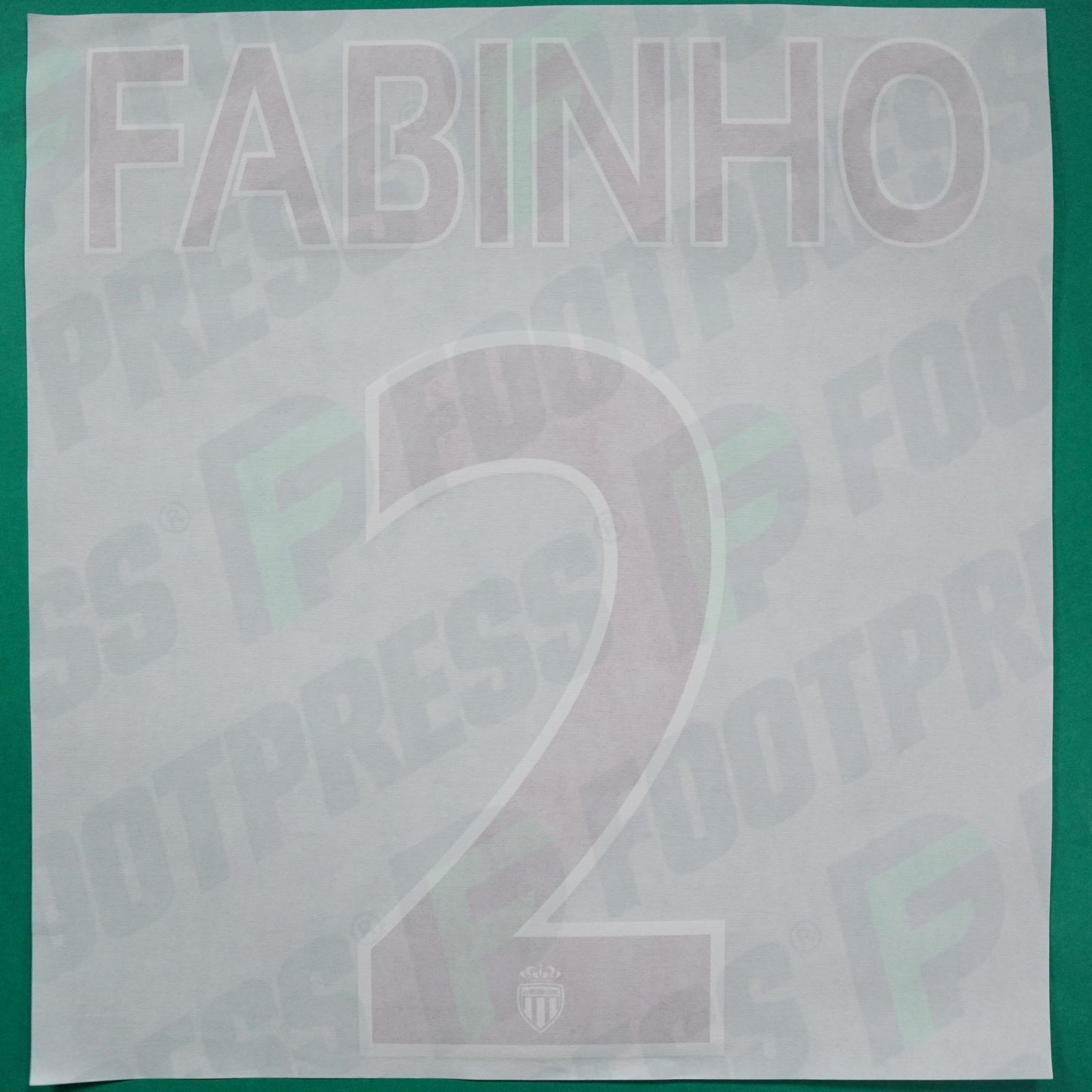 Flocage Officiel - AS Monaco, Fabinho, 2015/2016, Third, Rouge/Blanc
