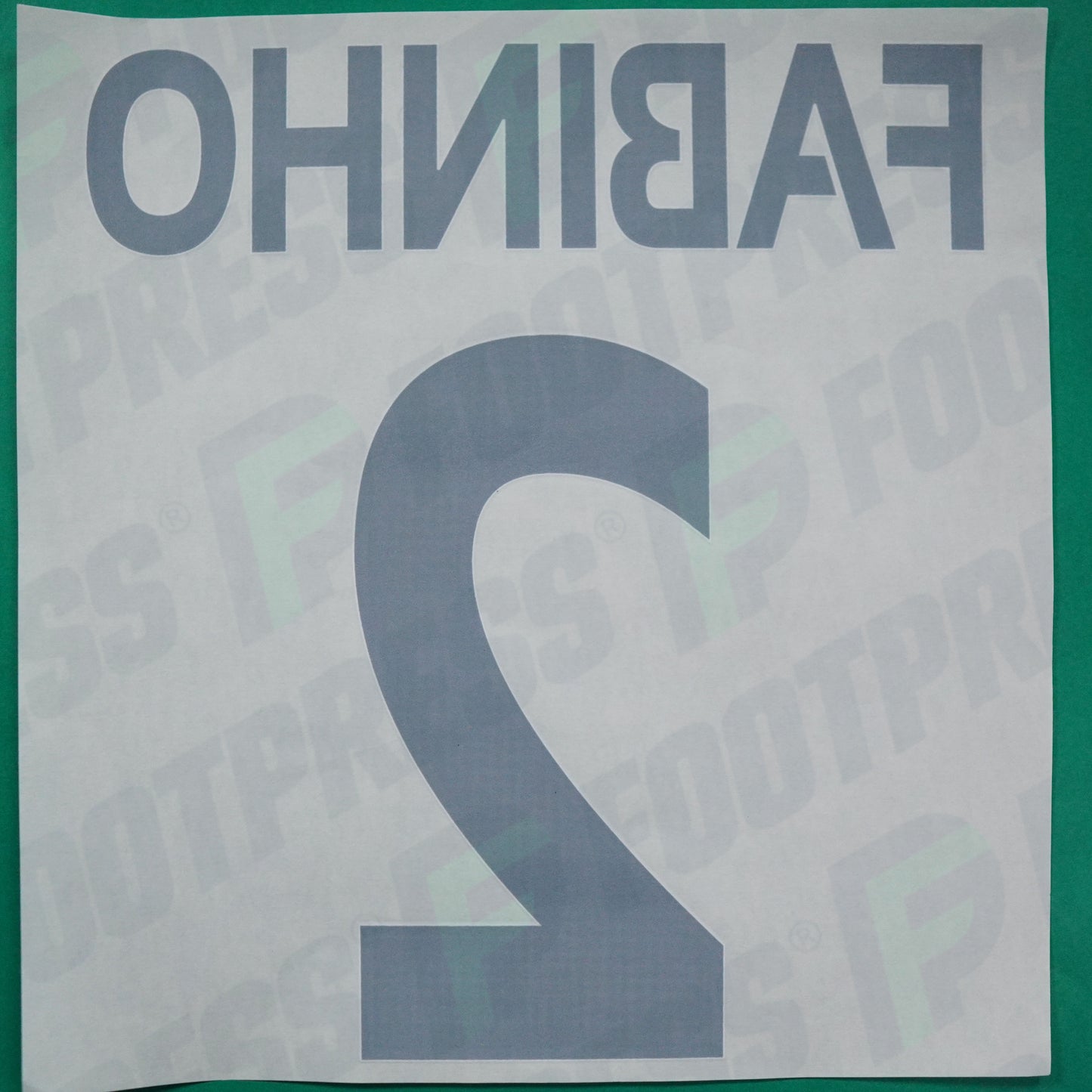 Flocage Officiel - AS Monaco, Fabinho, 2014/2015 /2015/2016, Home Europe Gros Logo, Noir/Blanc