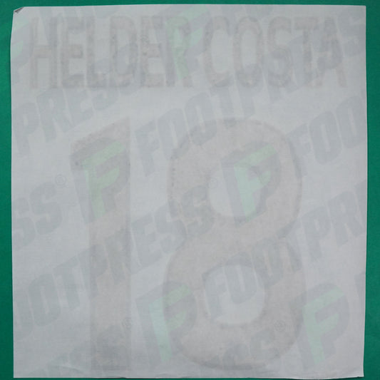 Flocage Officiel - AS Monaco, Helder Costa, 2015/2016 2016/2017, Away Europe, Doré/Bleu foncé