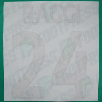 Flocage Officiel - AS Monaco, Raggi, 2015/2016 2016/2017, Away Europe, Doré/Bleu foncé