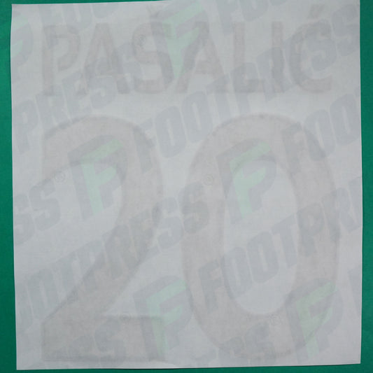 Flocage Officiel - AS Monaco, Pašalić, 2015/2016 2016/2017, Away Europe, Doré/Bleu foncé