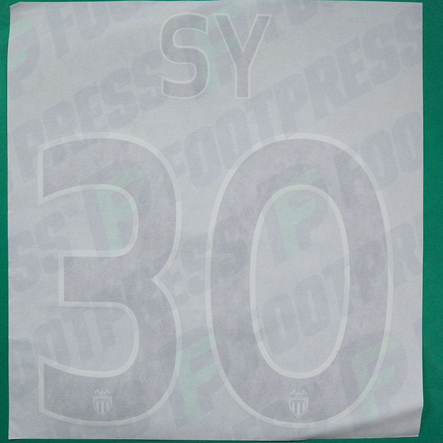 Flocage Officiel - AS Monaco, Seydou Sy, 2015/2016, GK Europe Petit Logo, Noir/Blanc