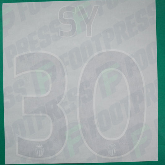 Flocage Officiel - AS Monaco, Seydou Sy, 2014/2015, GK Europe Gros Logo, Noir/Blanc