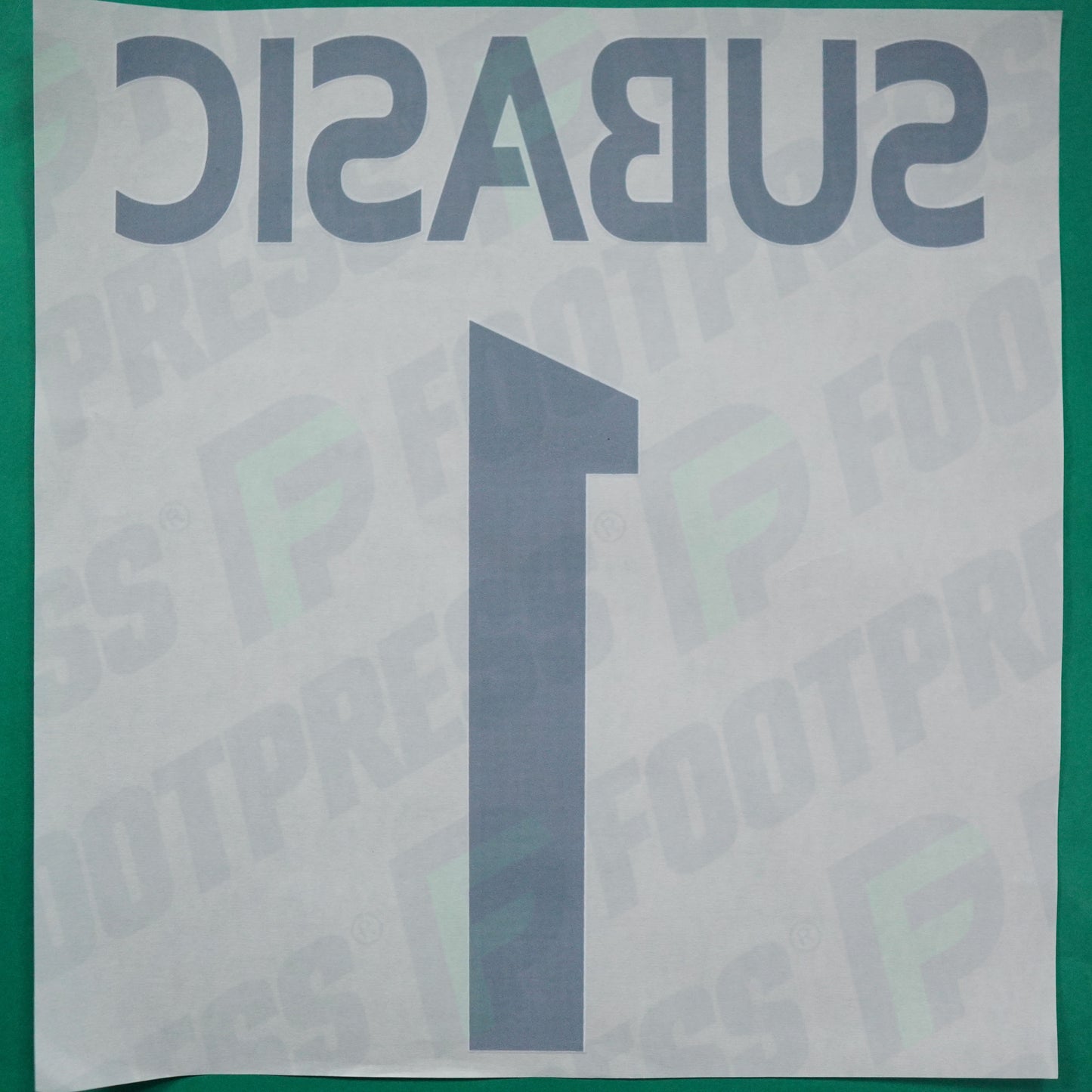 Flocage Officiel - AS Monaco, Subasic, 2014/2015, GK Europe Gros Logo, Noir/Blanc