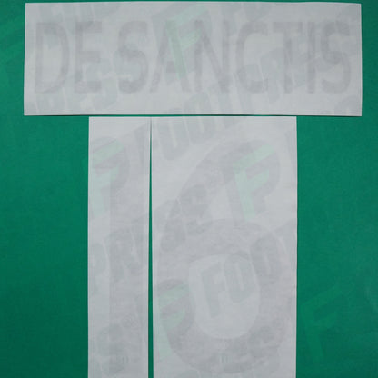 Flocage Officiel - AS Monaco, De Sanctis, 2016/2017, GK, Noir