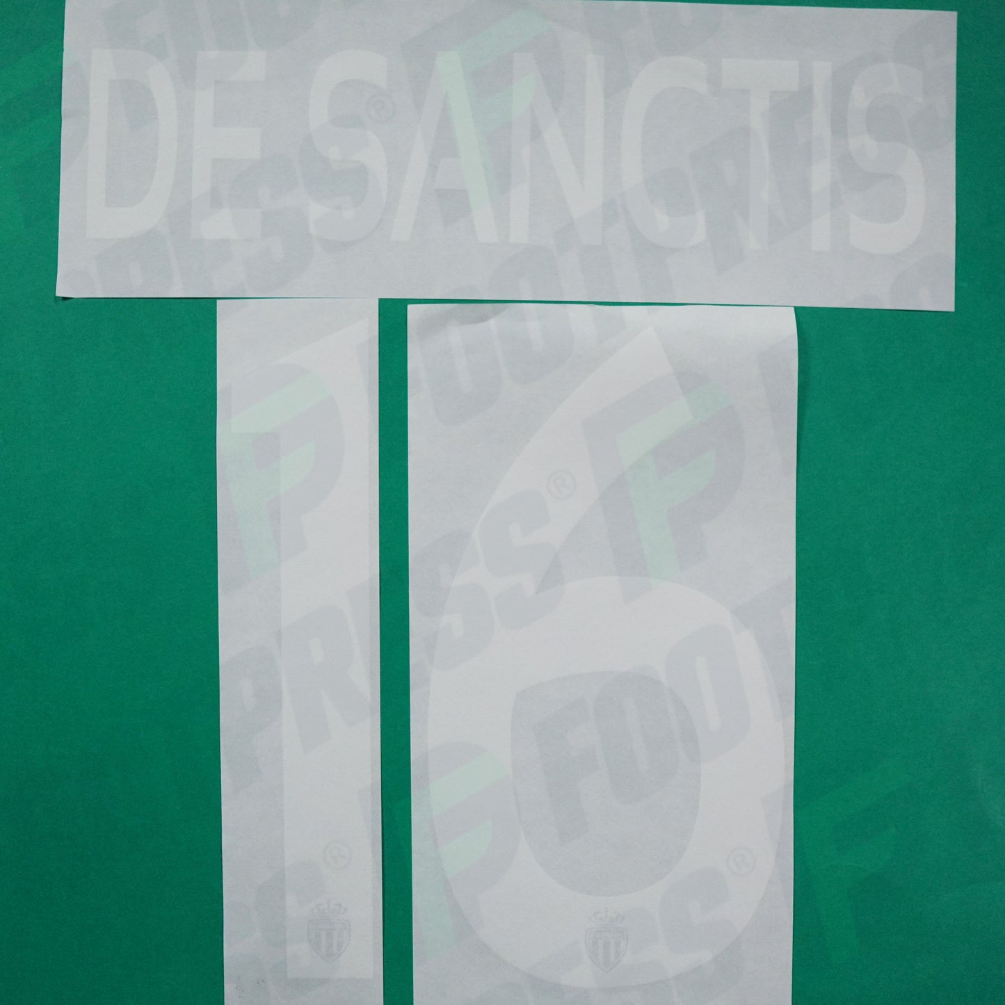 Flocage Officiel - AS Monaco, De Sanctis, 2016/2017, GK Europe, Blanc