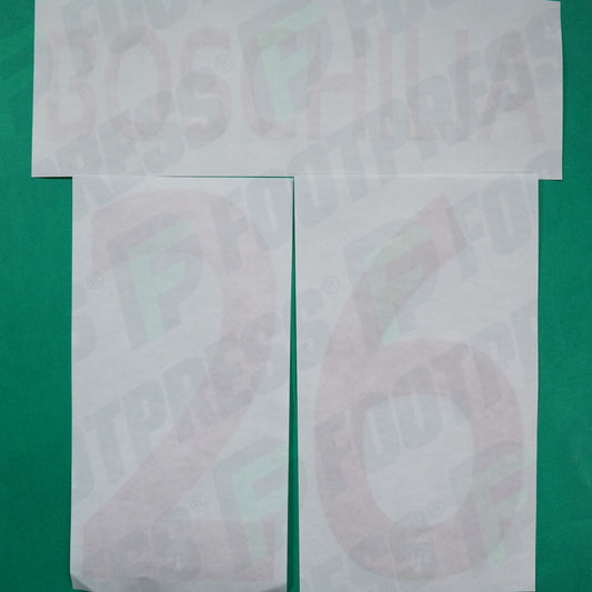 Flocage Officiel - AS Monaco, Boschilla, 2016/2017, Home Europe, Rouge