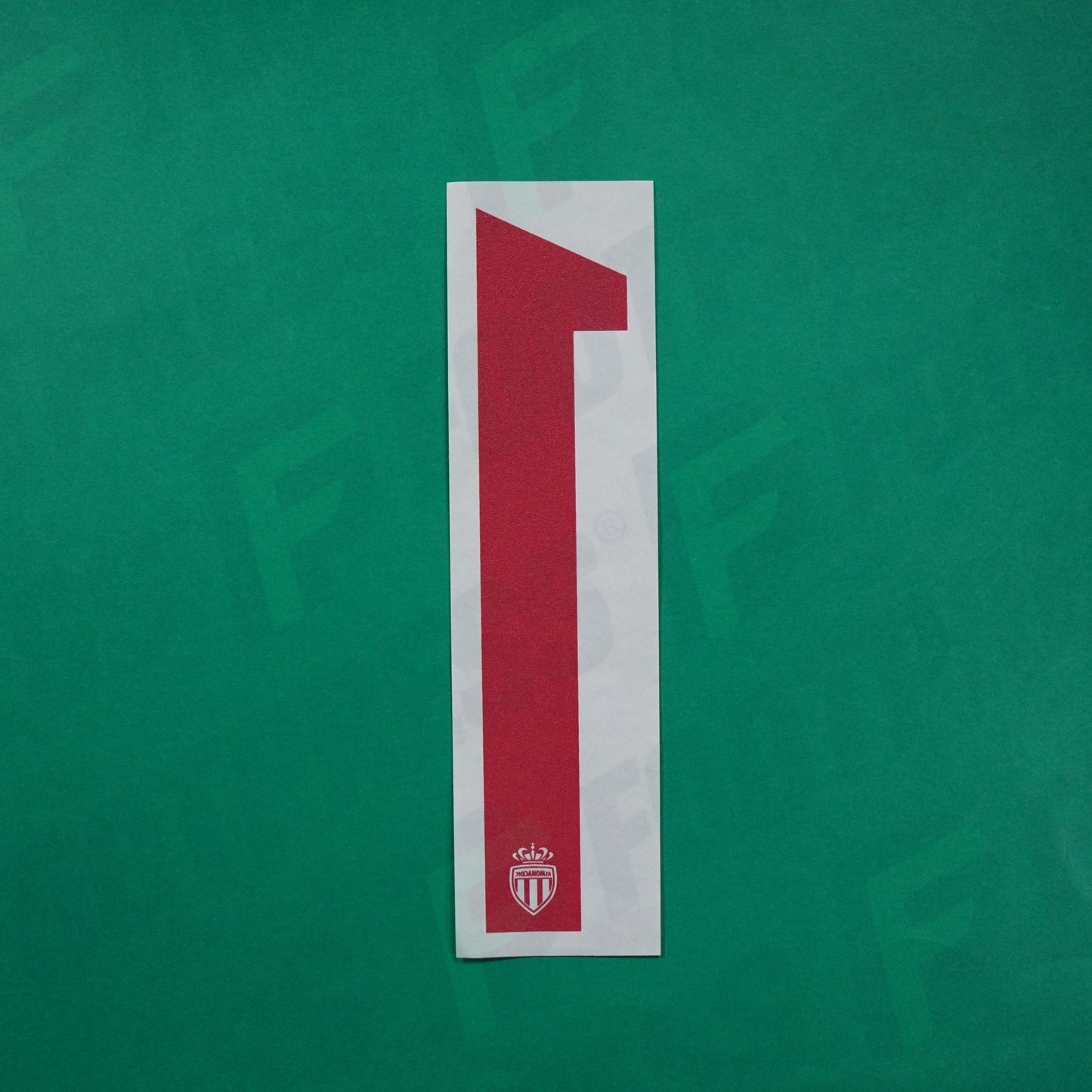 Flocage Officiel - AS Monaco, Chiffre Seul, 1, 2016/2017, Home Europe, Rouge