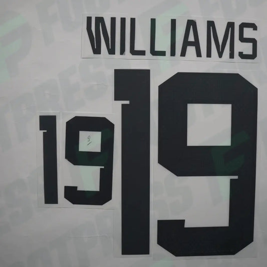 Official Nameset - Ghana, Williams, 2022, Home, Black