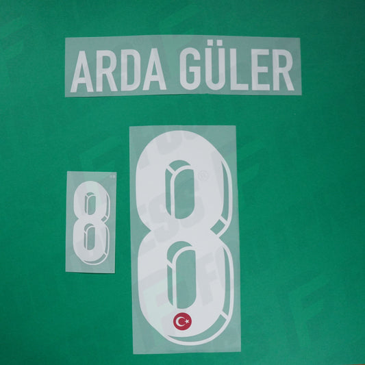 Flocage Officiel - Turquie, Arda Güler, 2026, Home, Blanc