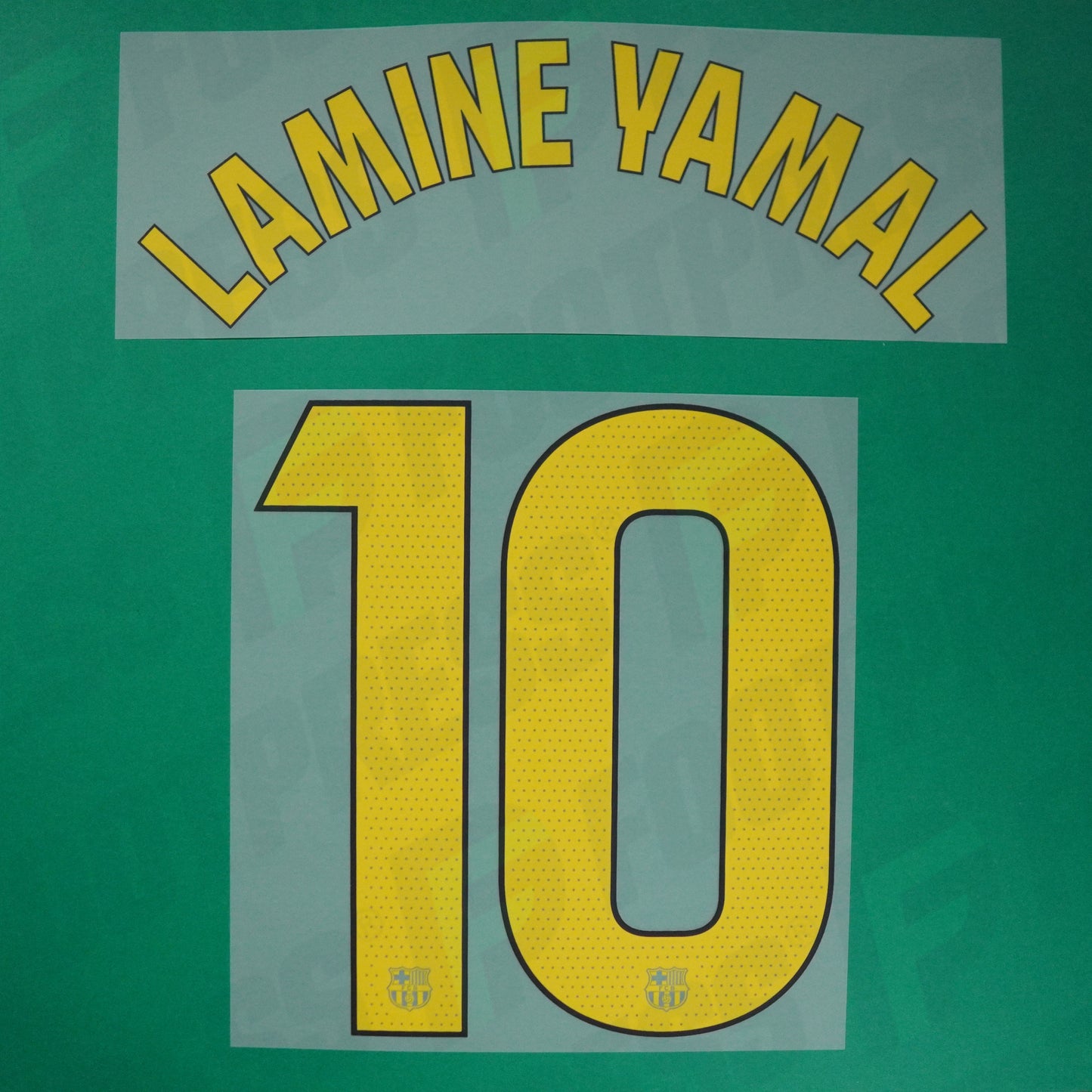 Flocage Officiel - FC Barcelone, Lamine Yamal, 2025/2026, Home Liga, Jaune/Noir