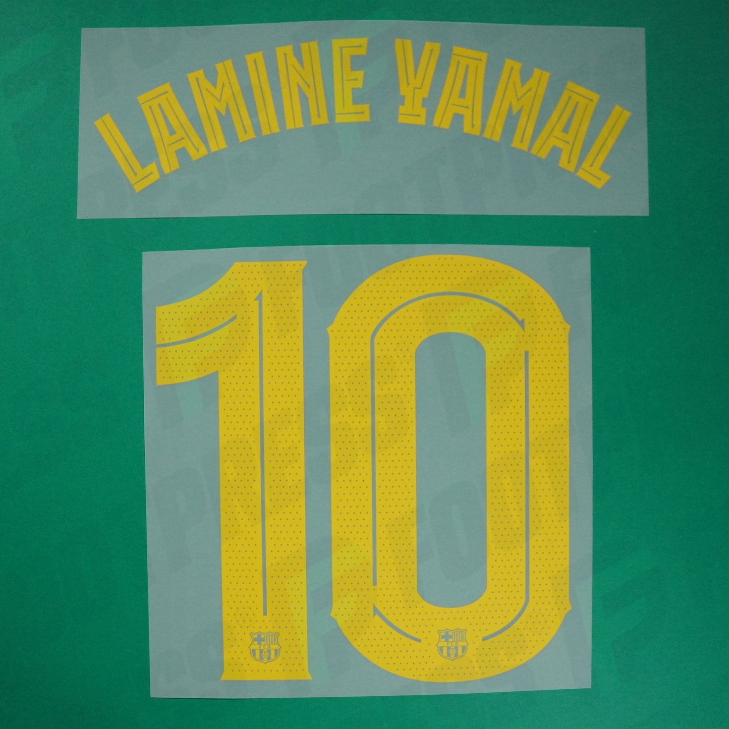 Flocage Officiel - FC Barcelone, Lamine Yamal, 2025/2026, Home LDC, Jaune