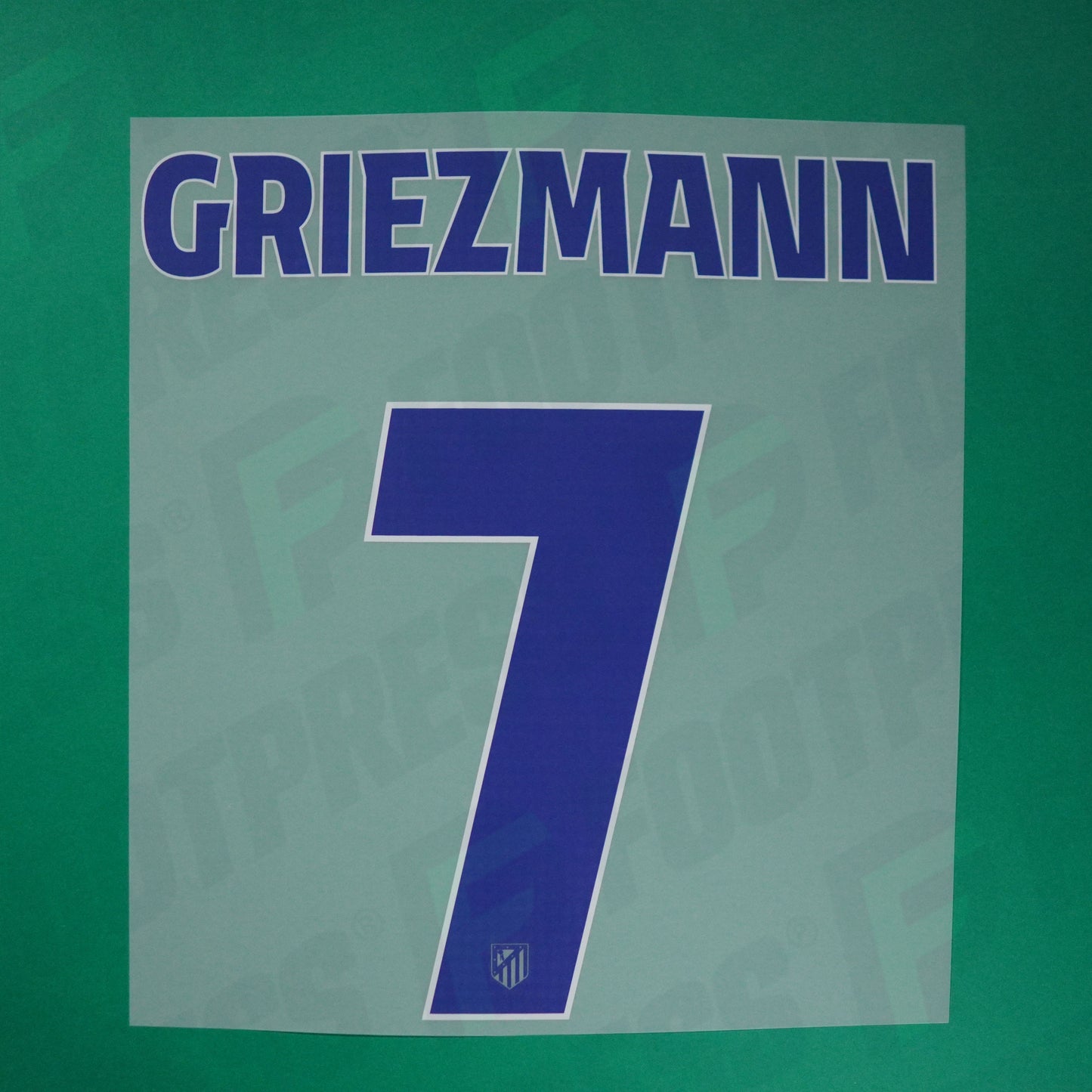 Flocage Officiel - Atletico Madrid, Griezmann, 2025/2026, Home LDC, Bleu/Blanc
