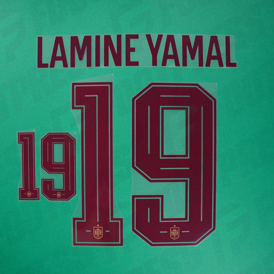 Flocage Officiel - Espagne, Lamine Yamal, 2026, Away, Bordeaux
