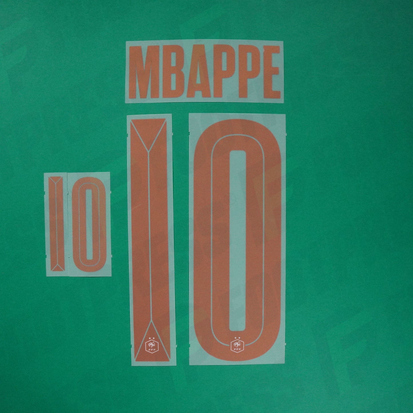 Flocage Officiel - France, Mbappé, 2026, Away, Doré