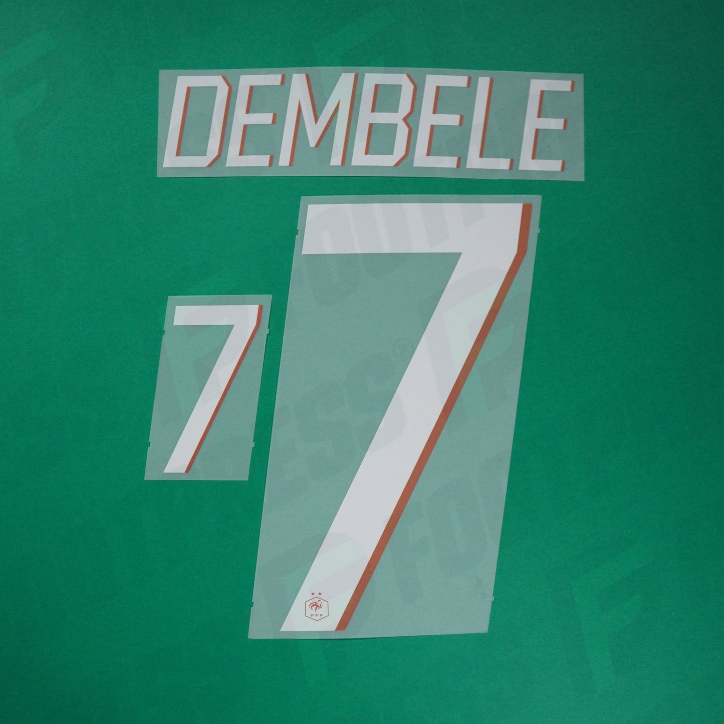 Flocage Officiel - France, Dembélé, 2026, Home, Blanc/Doré