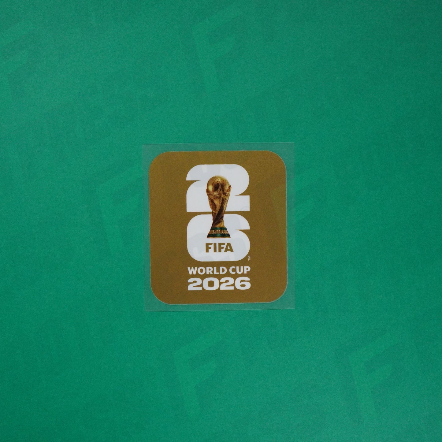 Flocage Officiel - Patch,  Coupe du monde 2026 Blanc/Doré