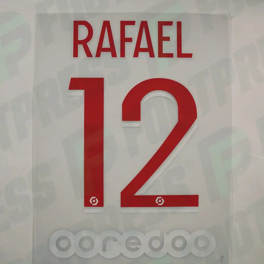 Flocado Oficial - Paris Saint-Germain, Rafinha, 2020/2021, Local, Rojo/Blanco (PSG)