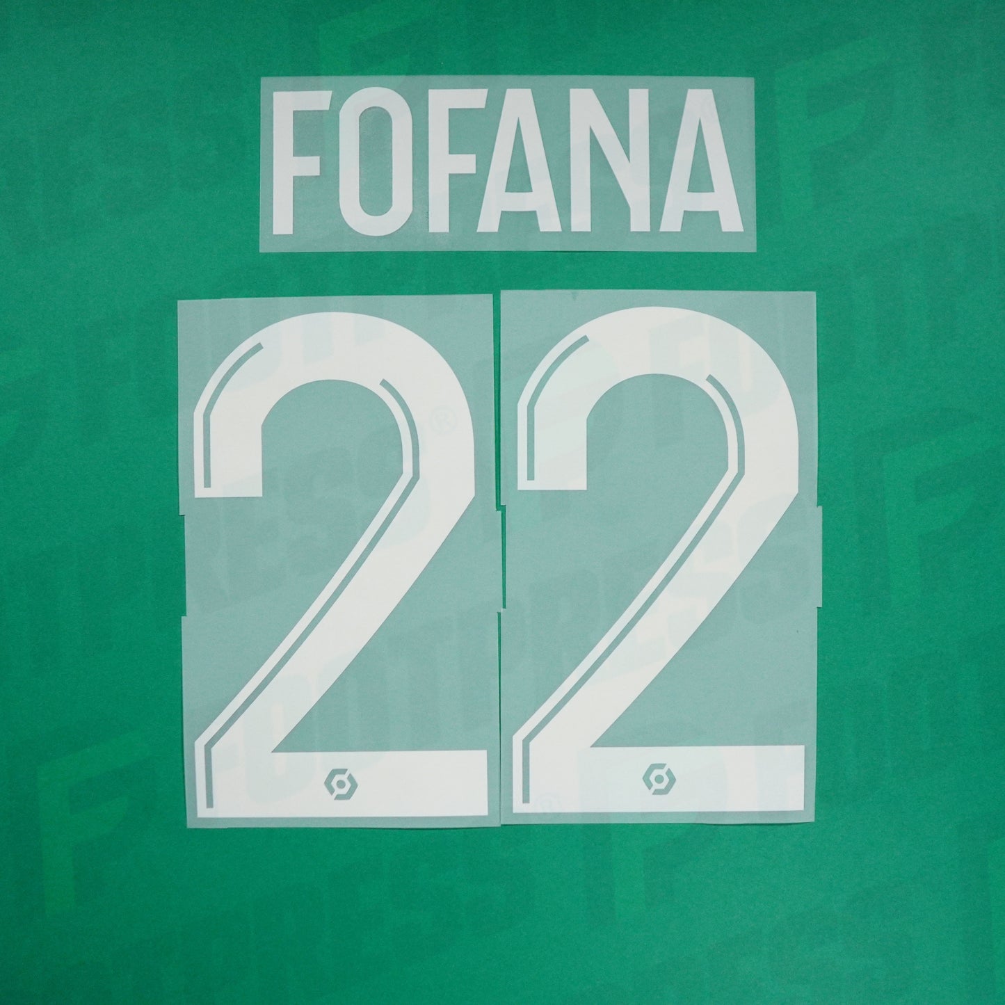 Flocage Officiel - AS Monaco, Fofana, 2022/2023, Away, Blanc
