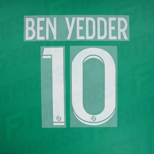 Flocage Officiel - AS Monaco, Ben Yedder, 2023/2024, Home, Blanc