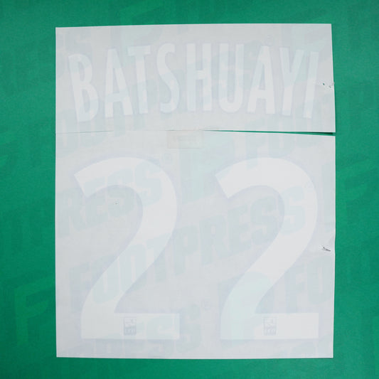 Official Nameset - Olympique de Marseille, Batshuayi, 2015/2016, Away, White/Blue (OM)