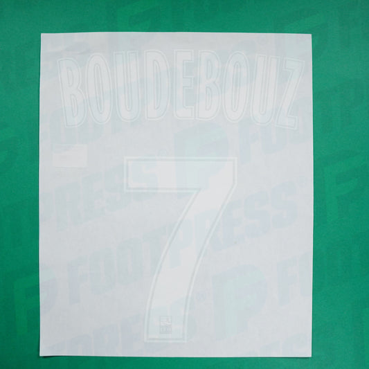 Flocado Oficial - AS Saint-Etienne, Boudebouz, 2019/2020, Local/Tercera, Blanco (ASSE)